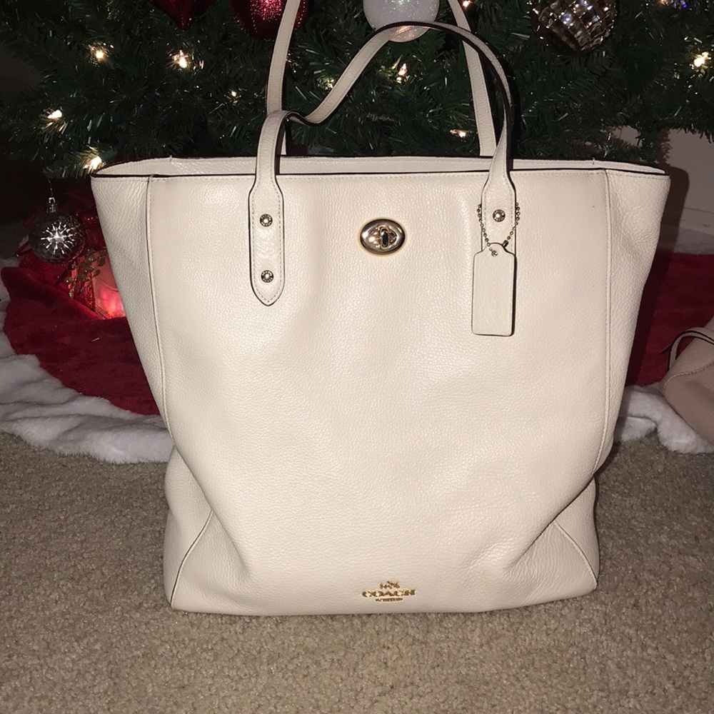White Coach Tote Bag